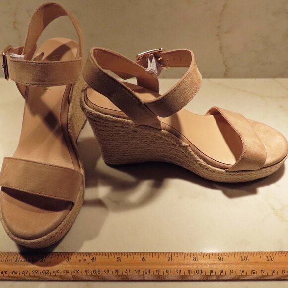 NEW Shoes Espadrilles 7.5 ladies woman Vicki Vicki Platform Hills - Picture 3 of 8